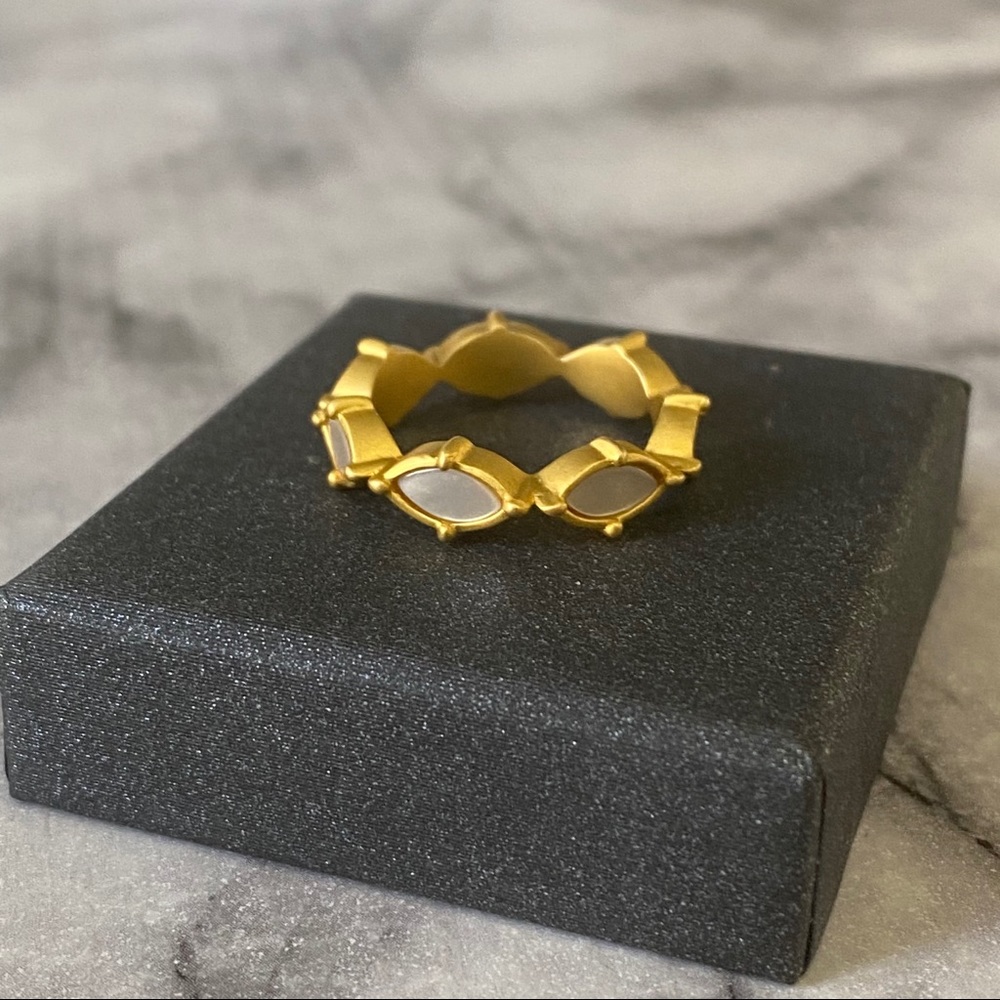 Mother of Pearl Statement Ring